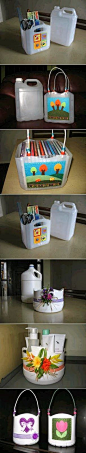 My DIY Projects: Recycling Plastic Bottle Baskets