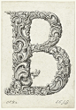 Letter 'B' (Jan Chrystian Bierpfaff + Jeremiasz Falck, 1656) by peacay, via Flickr