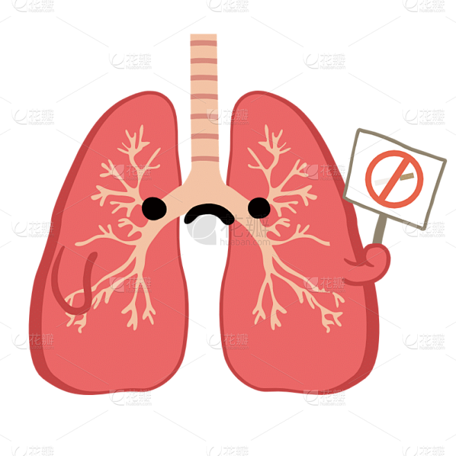 肺结核医疗元素贴纸-SVG7