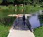 Submerged Public Spaces - Austria's Vocklabruck Spot is Set Beneath the Waters of a Pond (GALLERY)