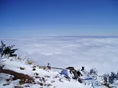 四川峨眉山万佛顶雪景图片_38483 