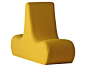 panton welle 1 low lounge seating : Welle 1 Modular Seating Unit by Verner Panton for Verpan