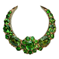 Superb Antique Russian Demantoid Brooch