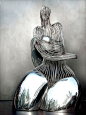 Saatchi Online Artist: Andrew Zhao; Metal, 2002, Sculpture "Fine Rhyme In Stainless Steel "