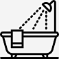 浴缸图标_88ICON https://88icon.com 浴 浴室 洗衣 清洁 浴缸 卫生