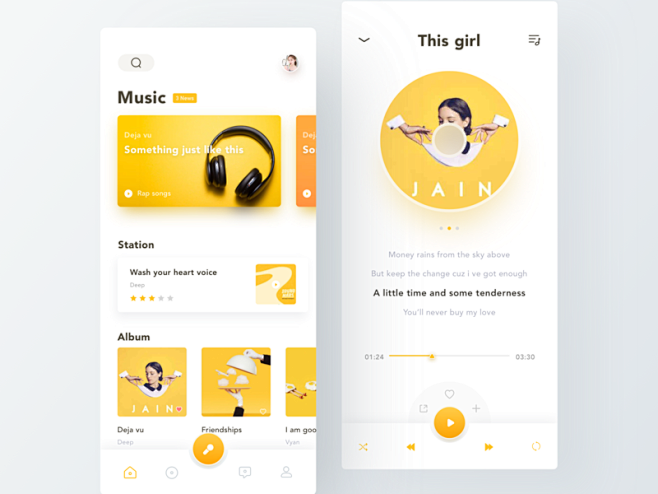 Music App graphic so...