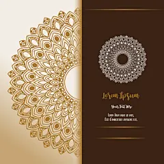 曼陀罗花矢量素材