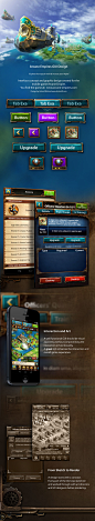 Arcane Empires Mobile Game GUI by karsten