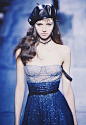 Dior秀上最美的的一条裙子，宛如星河版璀璨...