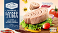 品牌新品金枪鱼肉罐头新鲜美食海报 海报招贴 食品海报