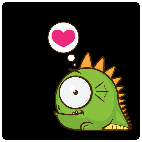 绿色小怪兽