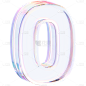 C4D-数字玻璃元素