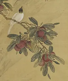 中国画-水果·杨梅 枣 菠萝_2_我给艺术家看大门_来自小红书网页版