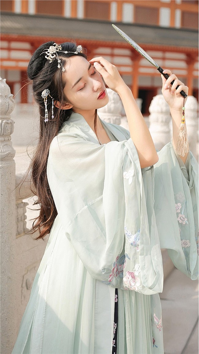 古风汉服美女安卓手机壁纸-非凡图库
