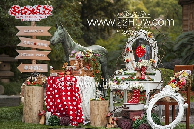 草坪上的森系婚礼 欢迎来到童话森林 - ...