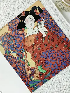 ✨他笔下的仕女画风格独特且有唐风韵味❗ - 小红书