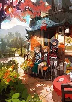 #COOLACG精选图库# #插画# #板绘# 
分享：新加坡画师『Gilang Andrian』的插画作品 ​​​​