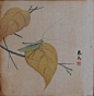  齐白石工笔草虫图