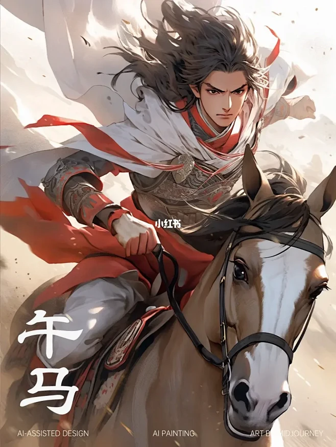 国风壁纸 | 十二生肖之午马