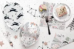 黑兔创意插画素材背景图案Black Rabbit | Patterns