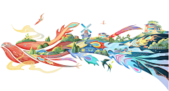 ┌限量版゜采集到插画