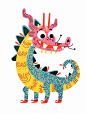绘画素材｜龙年可爱Q版龙龙素材