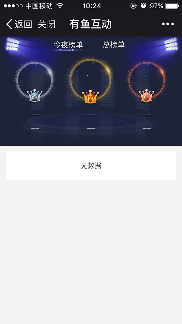 互动排行榜页面