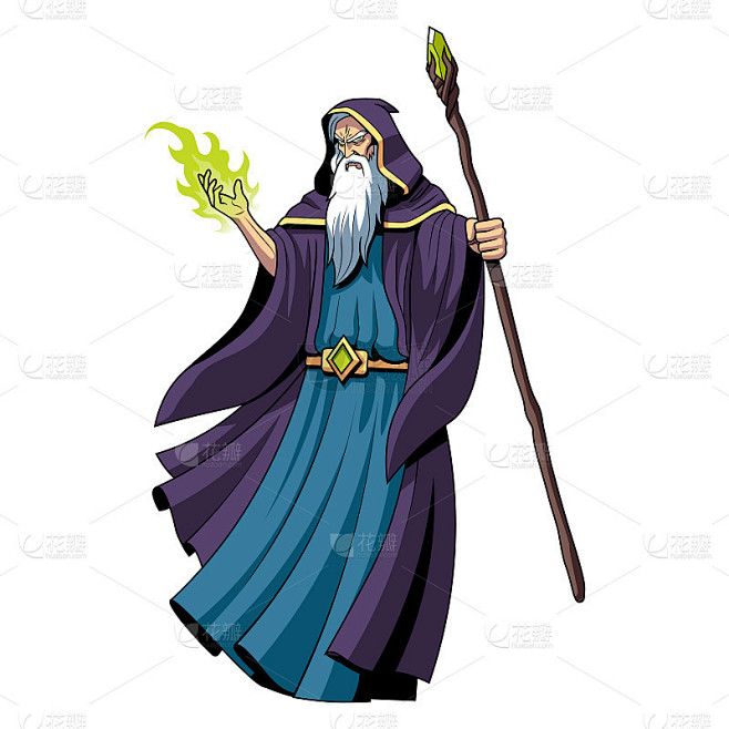 Isolated evil wizard