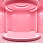 top with a light, stage background, pink background, backstage background, studio background, banquet room background, solid color studio background, showcase, a little gray decoration, empty background, soft light 4 k pink, pink studio lighting, personal