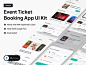Ticketin – Event Ticket Booking App UI Kit 50多屏线下派对活动入场门票预订用户界面app设计ui套件模板_UIGUI