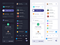 Digital Wallet App - Component - Light and Dark