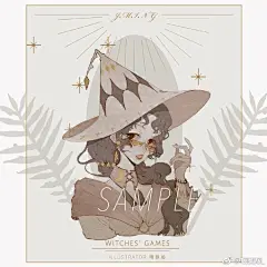 ——✨Witchs' game✨——
     供给 JMing文创 的纸胶带稿
         画了不同风格的小魔女
             【商稿，不可用】 ​​​ ​​​​