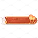 中秋节中式兔子边框元素贴纸