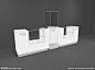 展柜柜台3D模型源文件