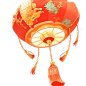 中国风红色灯笼