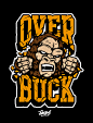 "OVER BUCK" : Illustration for Slamz Brand Krump Clothing