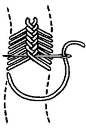 Variants of Cross Stitch: 14. Van Dyke stitch - Wikipedia, the free encyclopedia