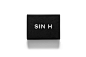 SIN H时尚服饰品牌简洁大气的黑白配色VI设计