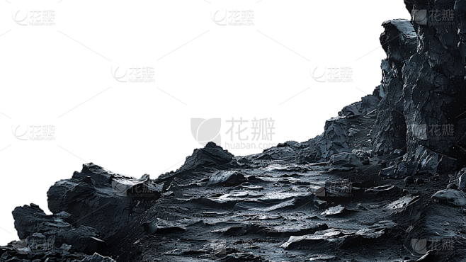 风光通用大片石头元素素材
