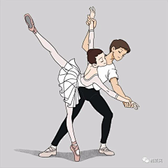 王家二小姐-采集到扁平插画-小人物
