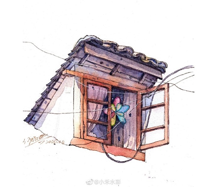 钢笔淡彩超话—新浪微博超话社区