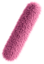 Pink 3D Fluffy Symbol Slash