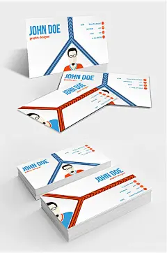 时尚创意公司名片设计-众图网