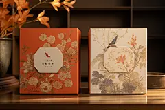 礼盒样机模型图片