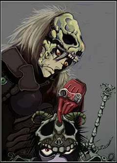 死神代理  的插画 边涂边睡