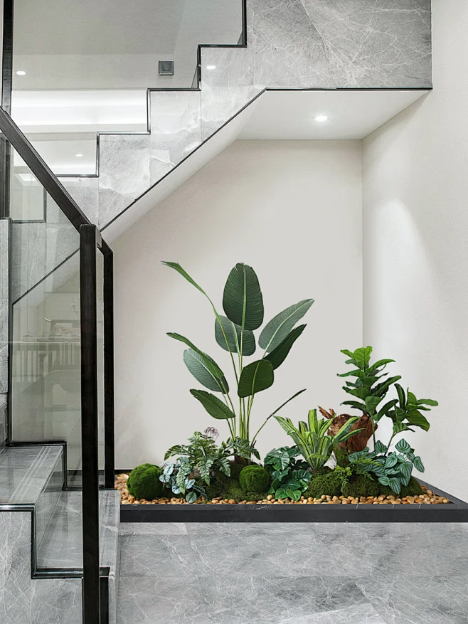 大型仿真绿植造景盆栽室内景观盆景落地仿生假植物装饰楼梯下摆件-淘宝网-花瓣网