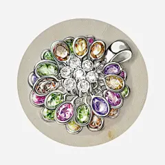 手绘彩色珠宝广告高清素材 珠宝首饰 设计图片 免费下载 页面网页 平面电商 创意素材 png素材
