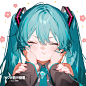 捏捏初音的小脸