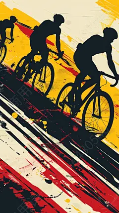24717人物骑行运动插画 (27)