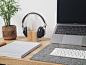 black headphones on macbook pro photo – Free Image on Unsplash